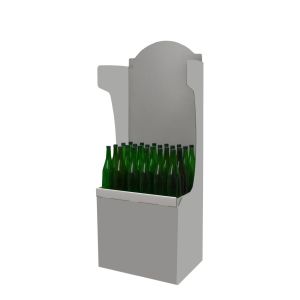 Sockeldisplay/Verkaufsdisplay bestückt ohne Druck